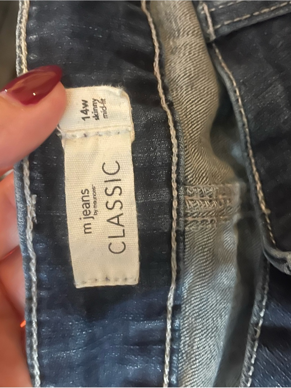 Maurices Classic Skinny Jeans - Dark Blue